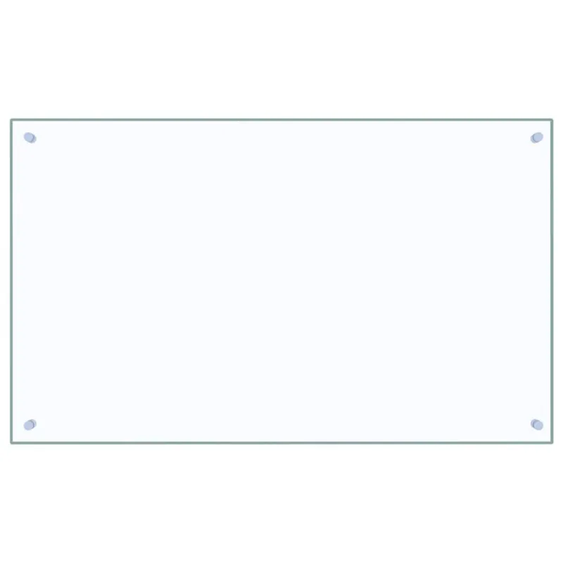 Virtuvės atbraila 2 pcs Skaidrus 100 x 60 cm grūdintas stiklas