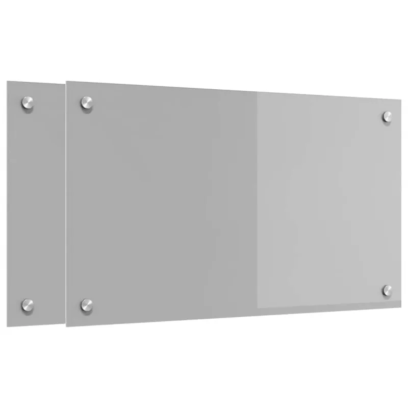 Virtuvės atbraila 2 pcs Šviesiai pilka 70 x 40 cm
