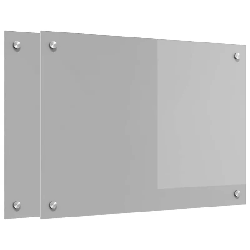 Virtuvės atbraila 2 pcs Šviesiai pilka 70 x 50 cm