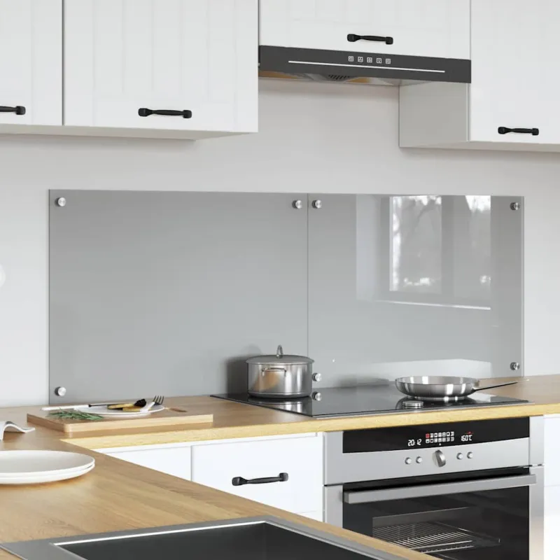 Virtuvės atbraila 2 pcs Šviesiai pilka 70 x 50 cm