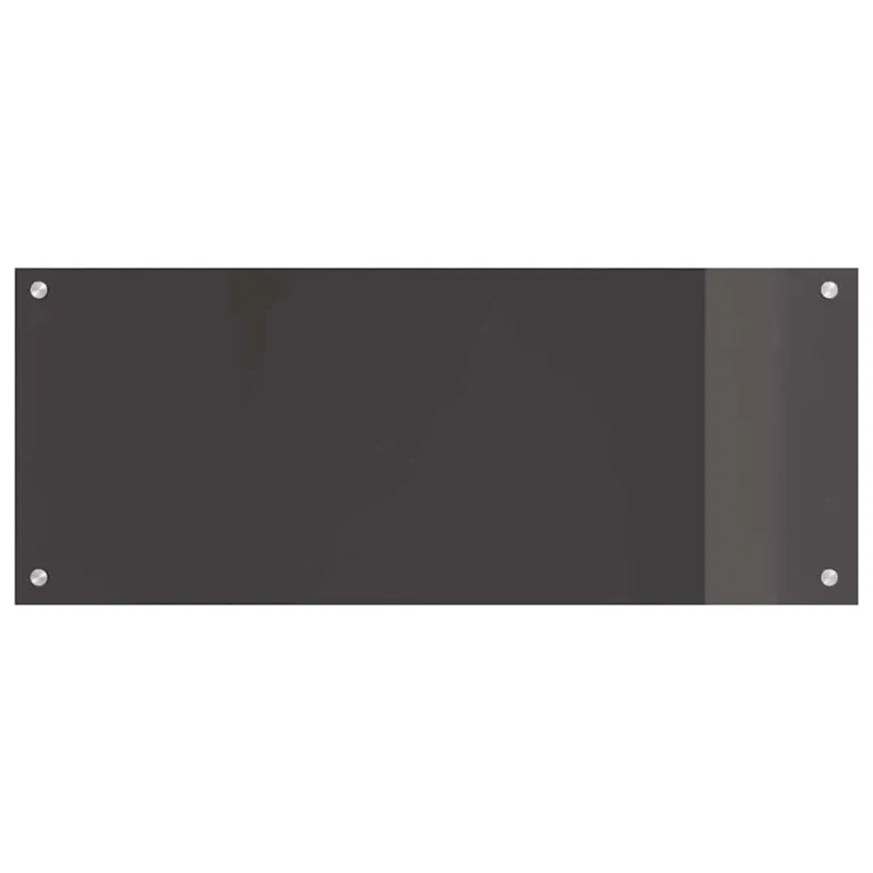 Virtuvės atbraila 2 pcs Tamsiai pilka 100 x 40 cm