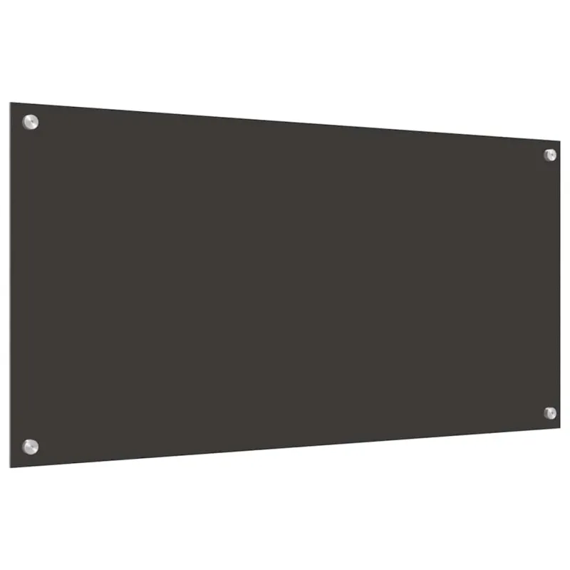 Virtuvės atbraila 2 pcs Tamsiai pilka 100 x 50 cm