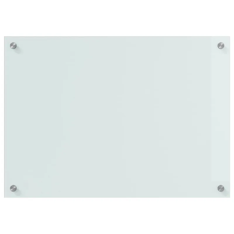 Virtuvės atbraila 2 pcs Balta 70 x 50 cm grūdintas stiklas