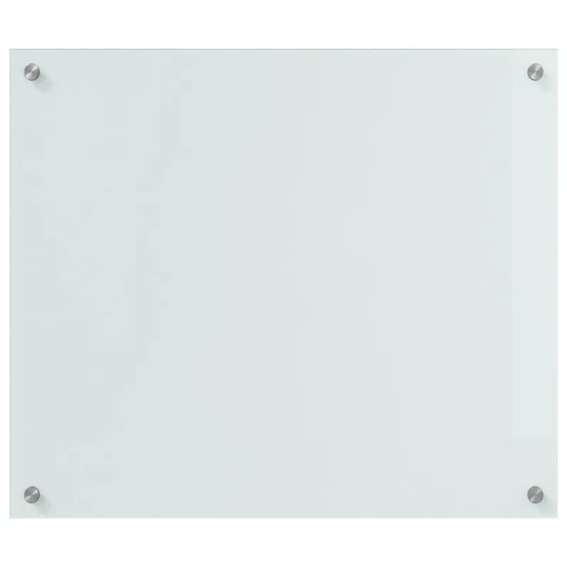 Virtuvės atbraila 2 pcs Balta 70 x 60 cm grūdintas stiklas