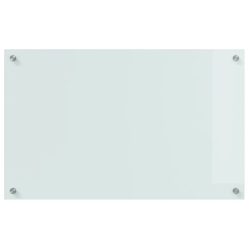 Virtuvės atbraila 2 pcs Balta 80 x 50 cm grūdintas stiklas