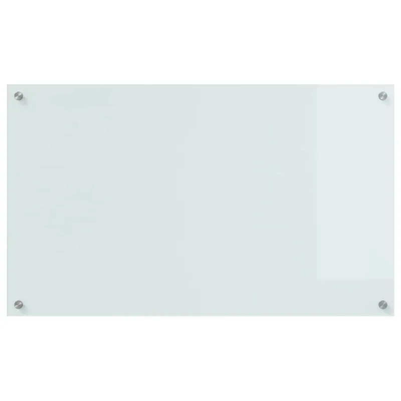 Virtuvės atbraila 2 pcs Balta 100 x 60 cm grūdintas stiklas