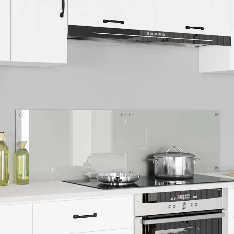 Virtuvės atbraila 2 pcs Skaidrus 70 x 40 cm grūdintas stiklas
