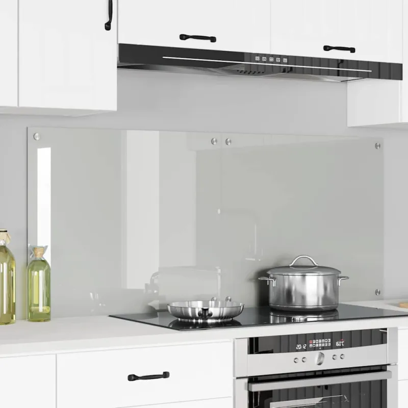 Virtuvės atbraila 2 pcs Skaidrus 70 x 60 cm grūdintas stiklas