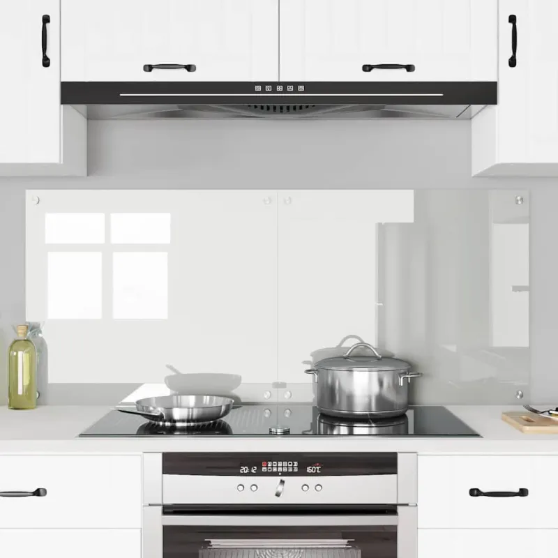 Virtuvės atbraila 2 pcs Skaidrus 70 x 60 cm grūdintas stiklas
