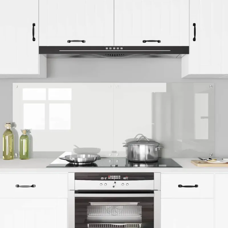 Virtuvės atbraila 2 pcs Skaidrus 80 x 60 cm grūdintas stiklas