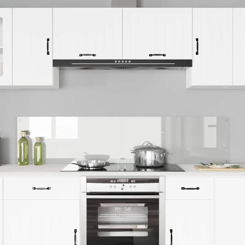 Virtuvės atbraila 2 pcs Skaidrus 90 x 40 cm grūdintas stiklas