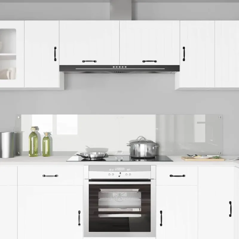 Virtuvės atbraila 2 pcs Skaidrus 100 x 40 cm grūdintas stiklas