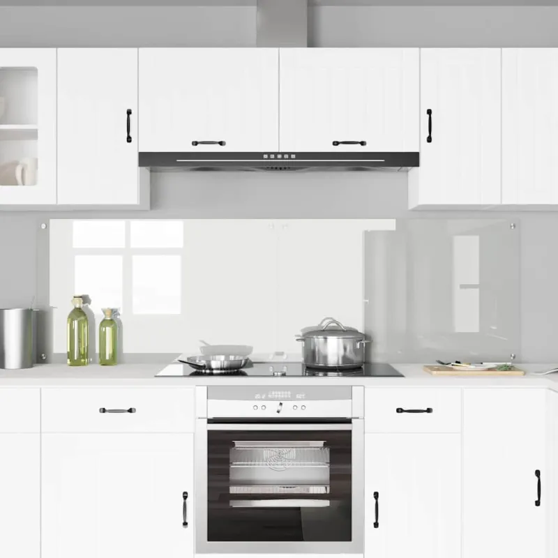 Virtuvės atbraila 2 pcs Skaidrus 100 x 60 cm grūdintas stiklas