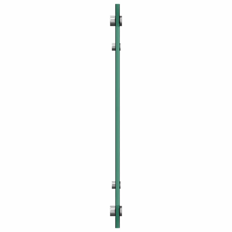Virtuvės atbraila 2 pcs Juoda 80 x 40 cm grūdintas stiklas