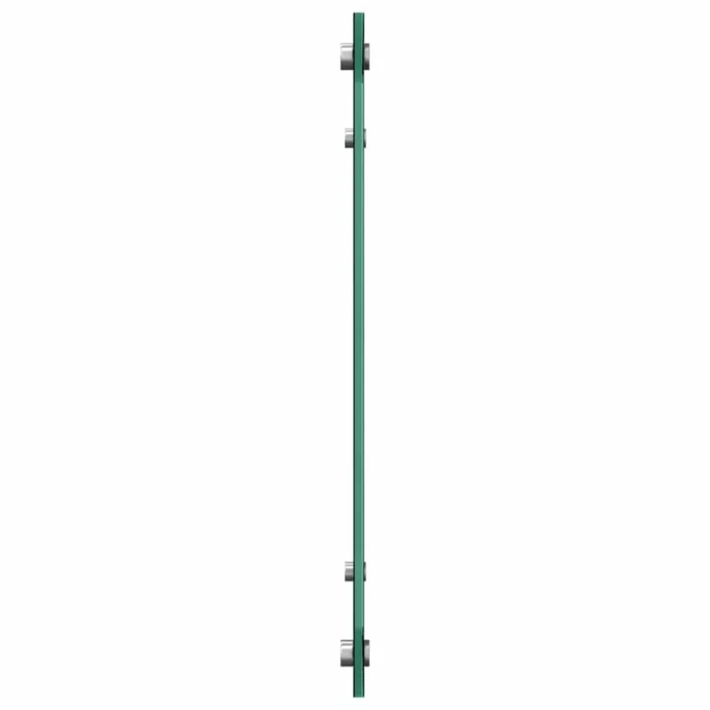 Virtuvės atbraila 2 pcs Juoda 80 x 50 cm grūdintas stiklas