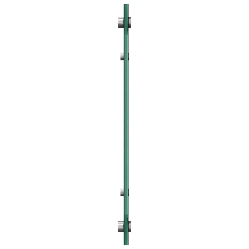 Virtuvės atbraila 2 pcs Juoda 90 x 40 cm grūdintas stiklas