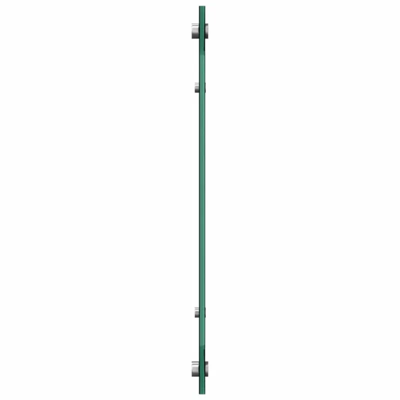 Virtuvės atbraila 2 pcs Juoda 100 x 50 cm grūdintas stiklas