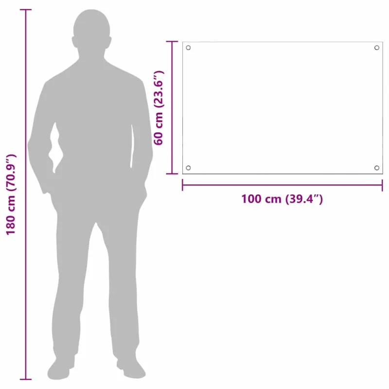 Virtuvės atbraila 2 pcs Juoda 100 x 60 cm grūdintas stiklas
