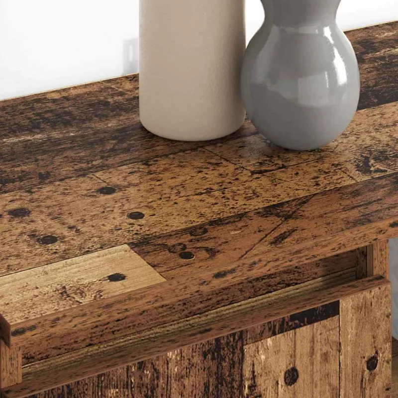 Šoninės lentynos 2 pcs Senovinis medis 60 x 35 x 70 cm