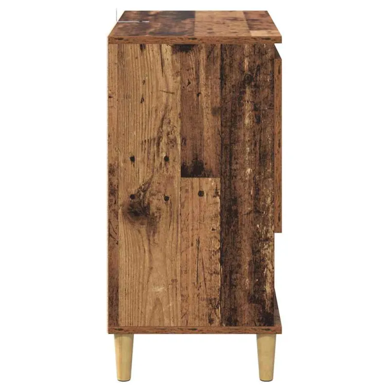 Šoninės lentynos 2 pcs Senovinis medis 60 x 35 x 70 cm