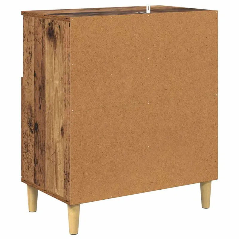 Šoninės lentynos 2 pcs Senovinis medis 60 x 35 x 70 cm