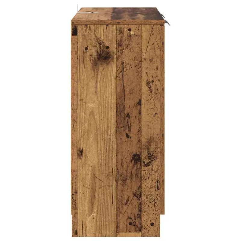 Šoninės lentynos 2 pcs Senovinis medis 60 x 30 x 70 cm