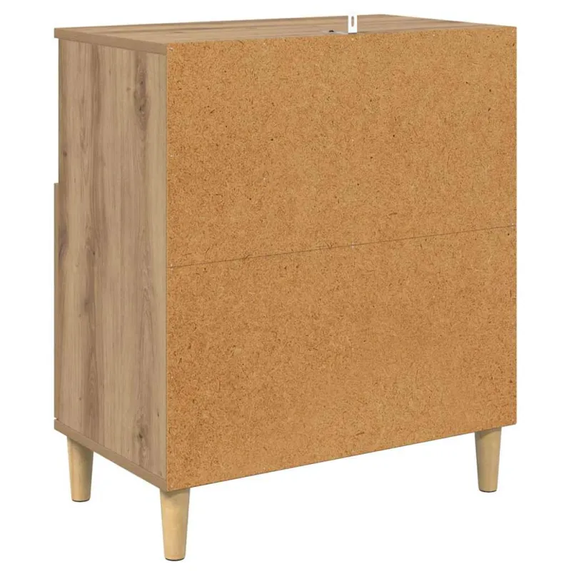 Šoninės lentynos 2 pcs Amatininkų ąžuolas 60 x 35 x 70 cm