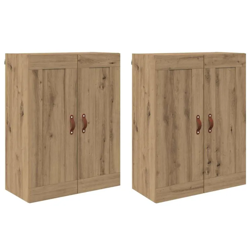 Prikabinama spinta 2 pcs Amatininkų ąžuolas 69,5 x 34 x 90 cm