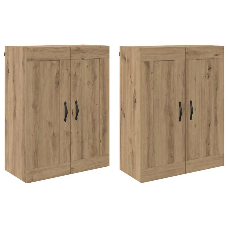 Prikabinama spinta 2 pcs Amatininkų ąžuolas 69,5 x 34 x 90 cm
