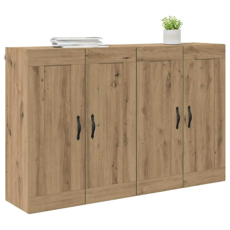 Prikabinama spinta 2 pcs Amatininkų ąžuolas 69,5 x 34 x 90 cm