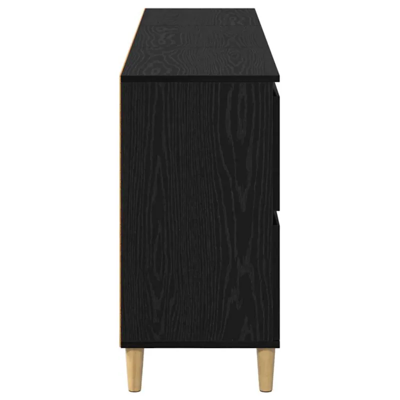 Šoninės lentynos 3 pcs Juodas ąžuolas 60 x 35 x 70 cm