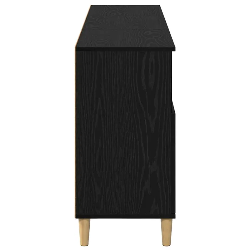 Šoninės lentynos 3 pcs Juodas ąžuolas 60 x 35 x 70 cm
