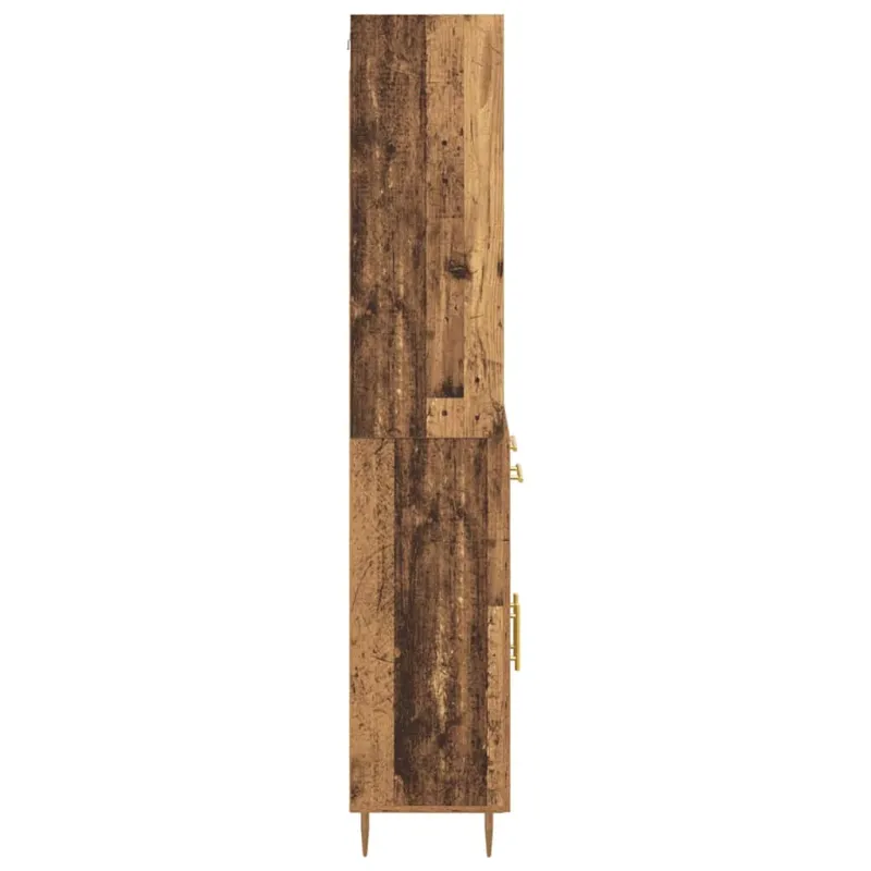 Aukštas spintelė su stalčių Senas medis 69,5 x 34 x 180 cm