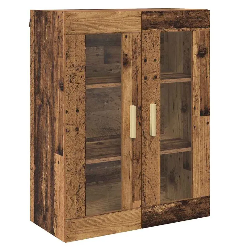 Aukštas spintelė su stalčių Senovinis medis 69,5 x 34 x 180 cm