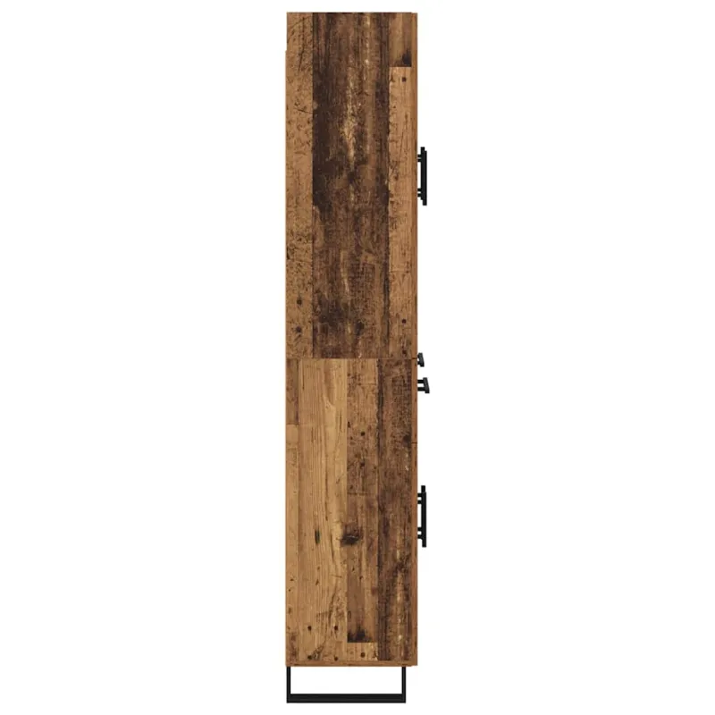 Aukštas spintelė 2 pcs Senovinis medis 69,5 x 34 x 180 cm