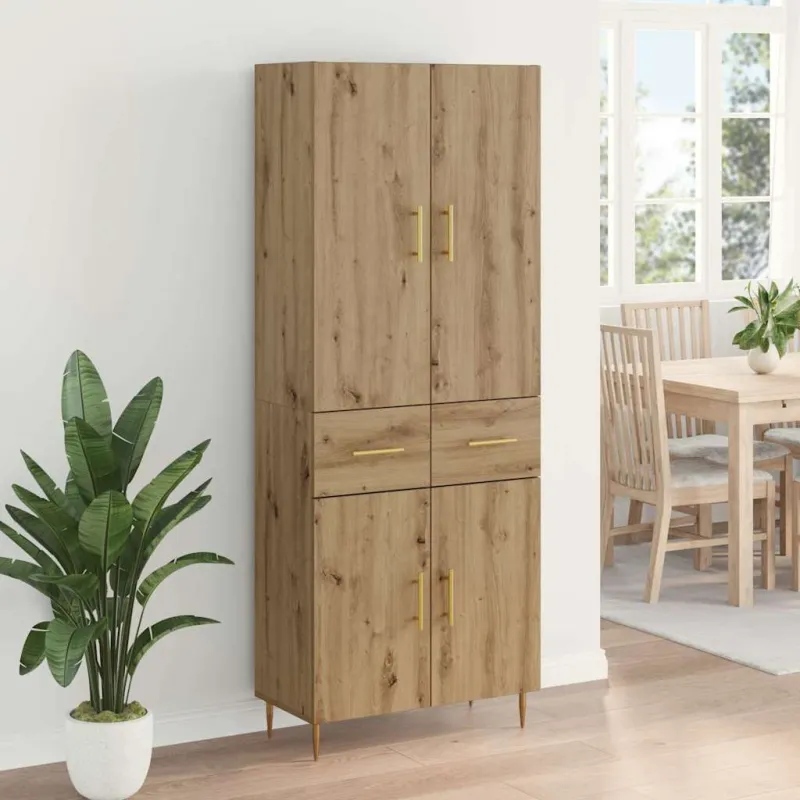 Aukštas spintelė Amatininkų ąžuolas 69,5 x 34 x 180 cm