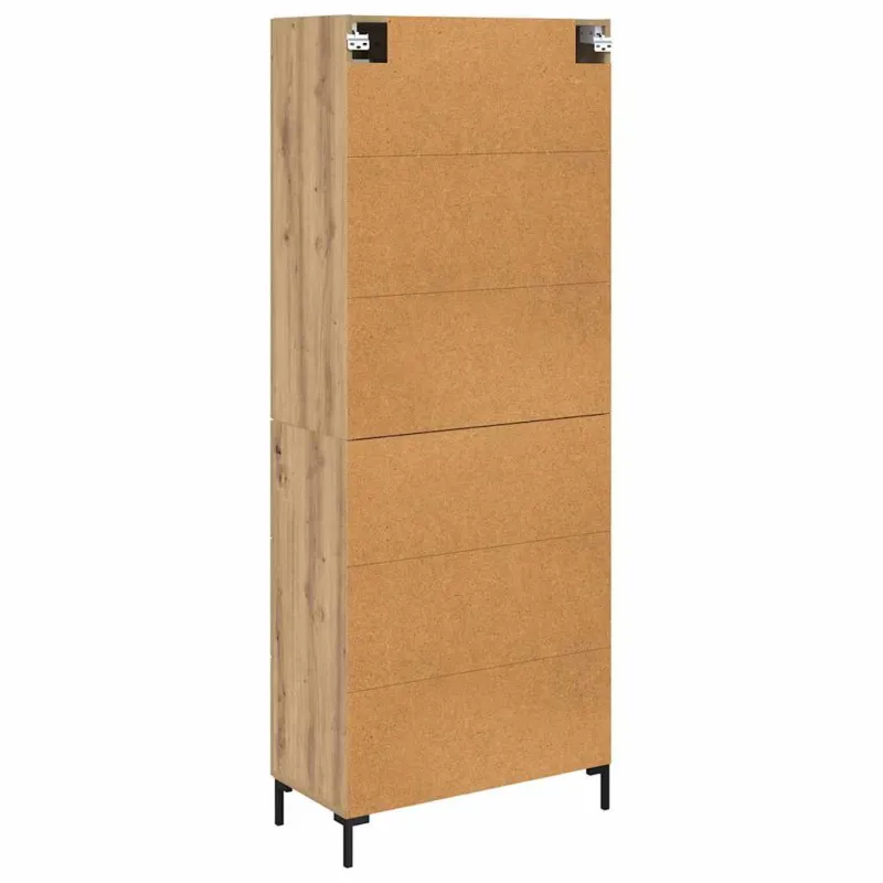 Aukštas spintelė 2 pcs Amatininkų ąžuolas 69,5 x 34 x 180 cm