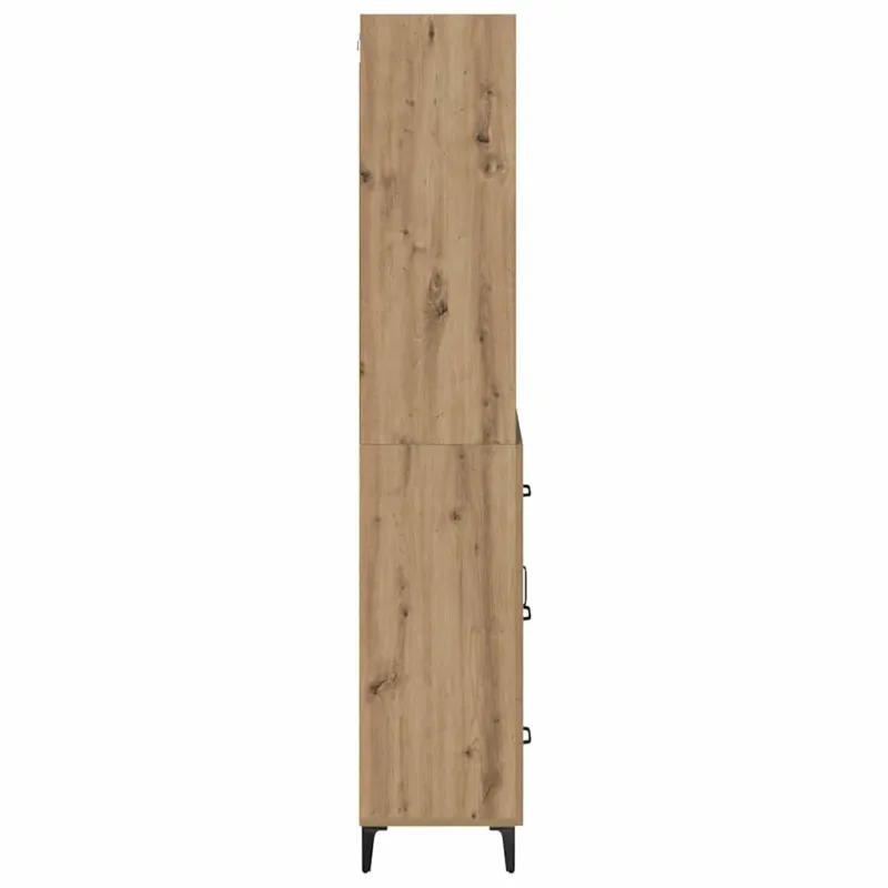 Aukštas spintelė Amatininkų ąžuolas 69,5 x 34 x 180 cm