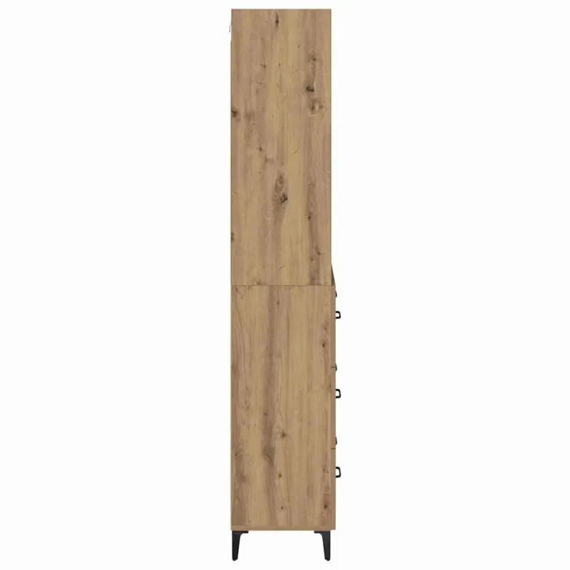 Aukštas spintelė Amatininkų ąžuolas 69,5 x 34 x 180 cm