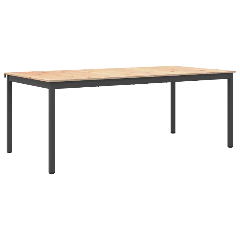 Valgomojo stalas Natūrali 200 x 100 x 75 cm