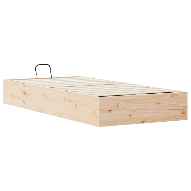 Otomano lovos rėmas su saugojimo funkcija Natūrali 80 x 200 cm