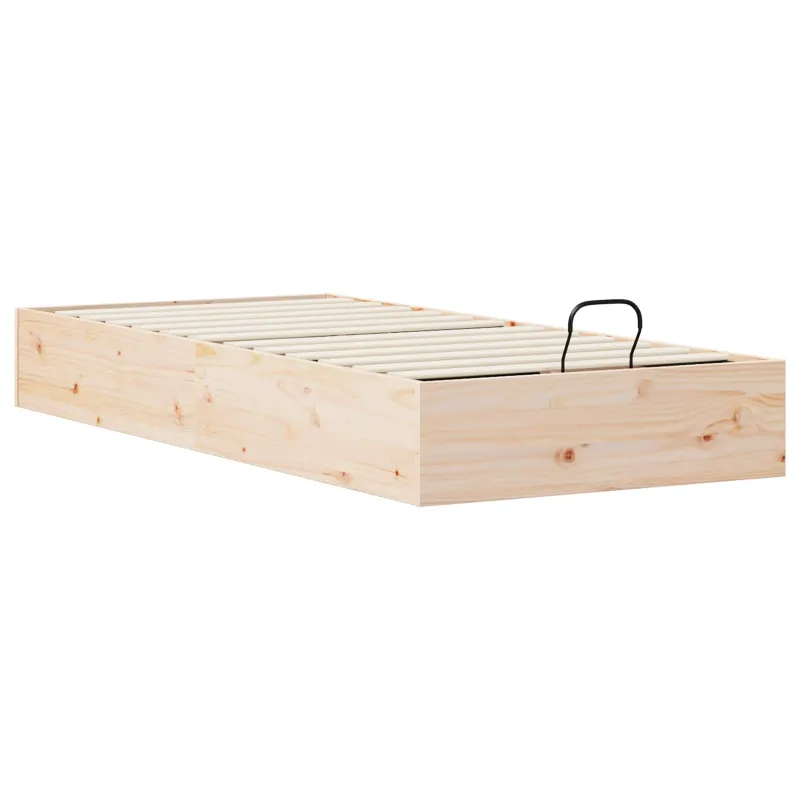 Otomano lovos rėmas su saugojimo funkcija Natūrali 100 x 200 cm