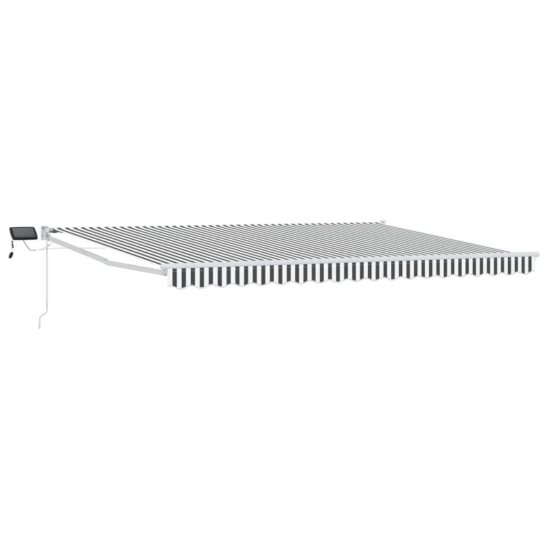 Rankinė ištraukiama markizė su LED 4,5 × 3 m