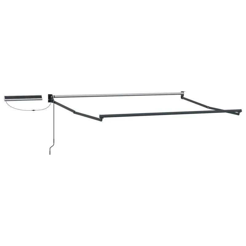 Elektrinė ištraukiama pavėsinė Kremo ir antracito 3,5 x 2,5 m