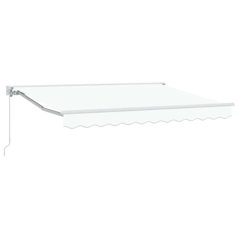 Rankinė sulankstoma markizė Balta 3 x 2,5 m