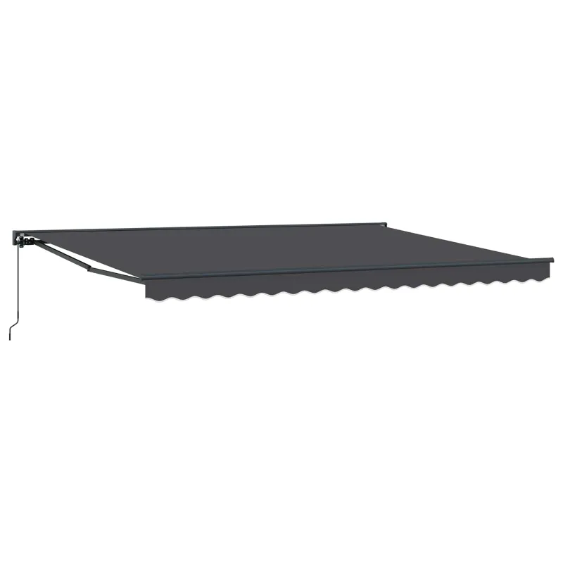 Rankinė sulankstoma markizė Antracitas 4,5 × 3,5 m