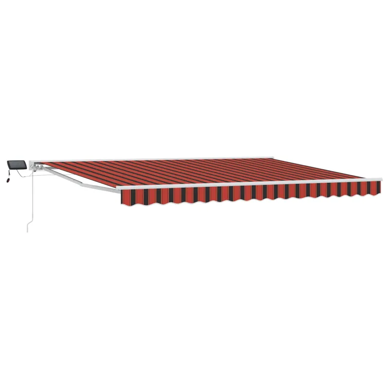 Rankinis markizės rėmas su LED 4,5 × 3,5 m