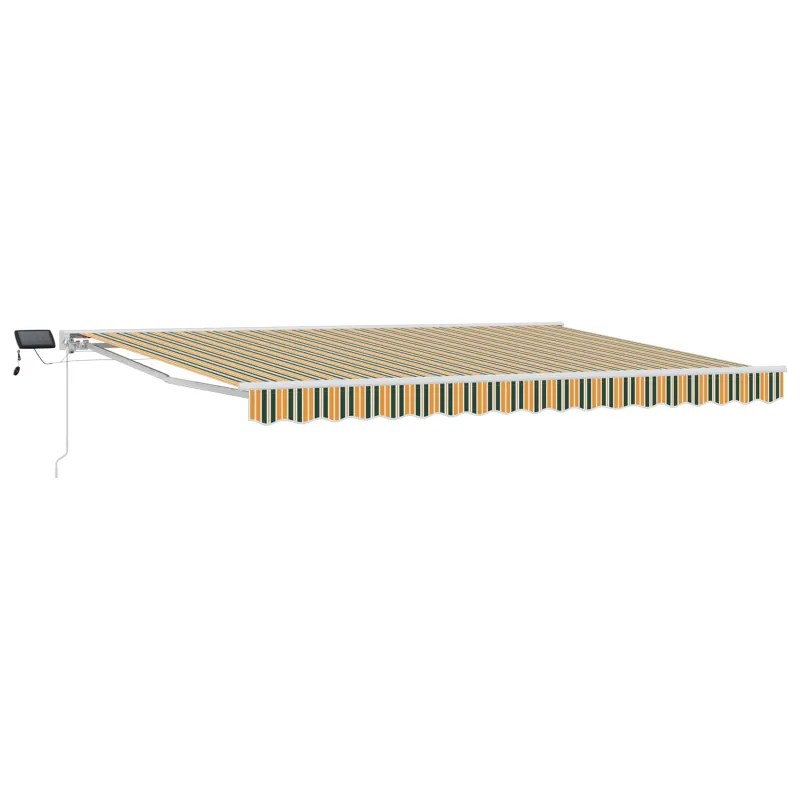 Rankinis markizės rėmas su LED 4,5 × 3,5 m