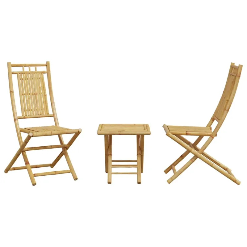 Bistrokalustesarja, 3 osaa, bambu