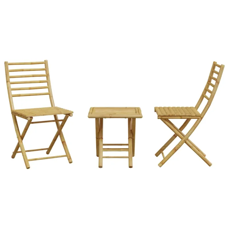 Bistrokalustesarja, 3 osaa, bambu